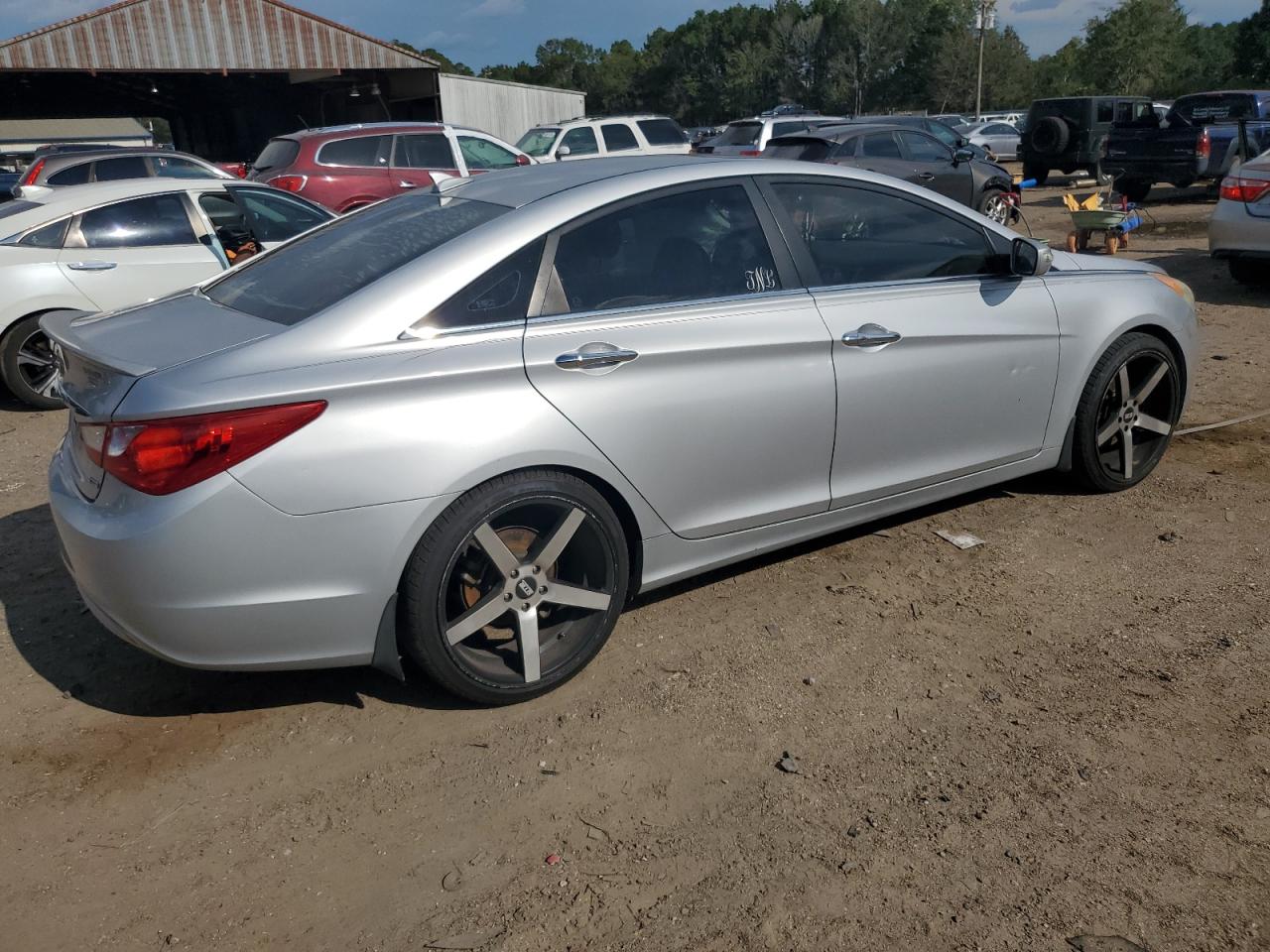 2013 Hyundai Sonata VIN 5NPEC4AC9DH543580 Copart auction photo, side damage thumbnail 3
