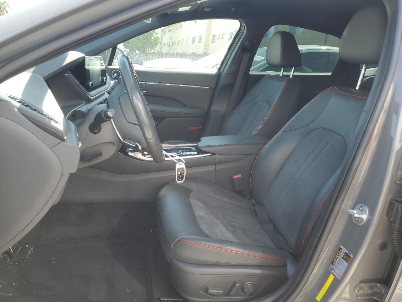 2020 Hyundai Sonata VIN 5NPEJ4J21LH019593 Copart auction photo, front end damage thumbnail 7