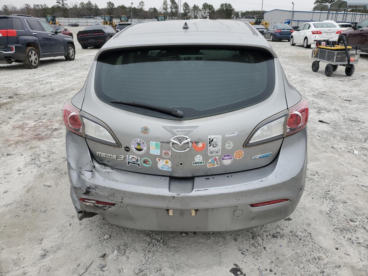2012 Mazda 3 VIN JM1BL1L72C1588061 Copart auction photo, rear end / front end damage thumbnail 6