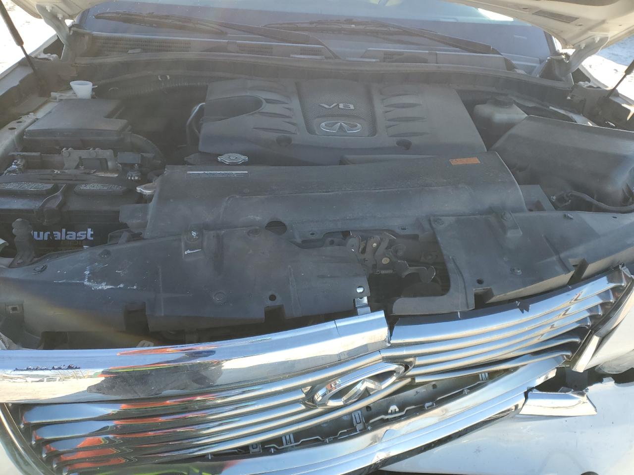 2012 Infiniti QX56 VIN JN8AZ2NFXC9517264 Copart auction photo, front end damage thumbnail 12