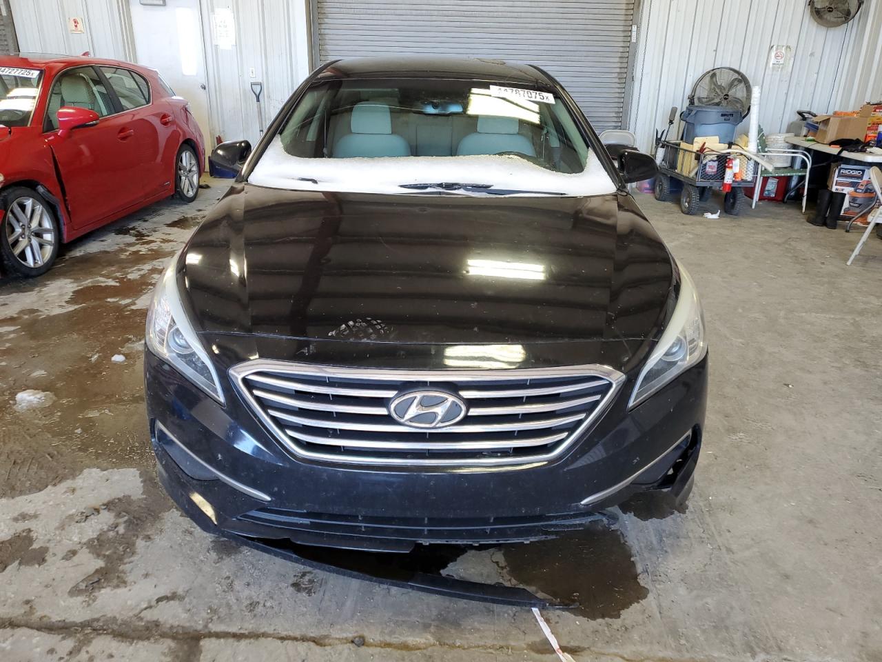 2016 Hyundai Sonata VIN 5NPE24AFXGH347598 Copart auction photo, front end / minor dent/scratches damage thumbnail 5