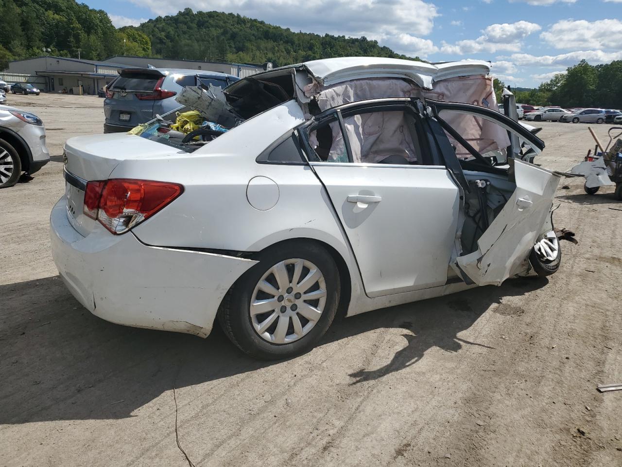 2011 Chevrolet Cruze VIN 1G1PC5SH1B7125078 Copart auction photo, all over damage thumbnail 3