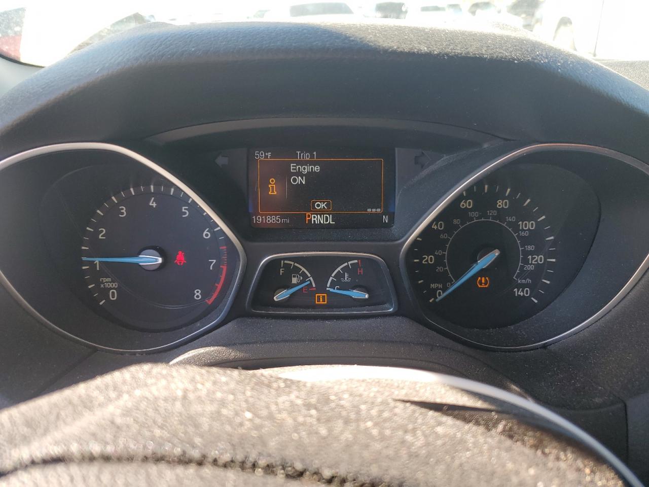 2015 Ford Focus VIN 1FADP3F27FL382533 Copart auction photo, rear end / front end damage thumbnail 9
