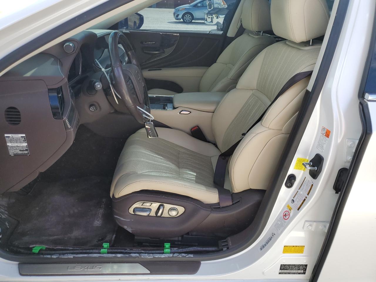 2018 Lexus LS VIN JTHB5LFF3J5004327 Copart auction photo, water/flood damage thumbnail 7