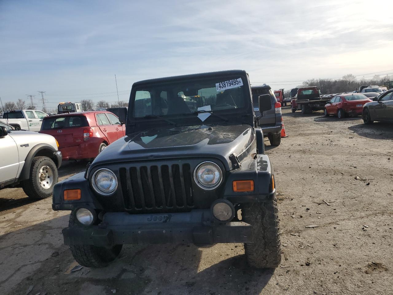 2001 Jeep Wrangler VIN 1J4FA49S21P355810 Copart auction photo, normal wear damage thumbnail 5