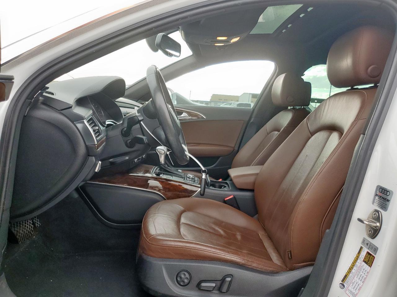 2014 Audi A6 VIN WAUGFAFC0EN052420 Copart auction photo, front end damage thumbnail 7