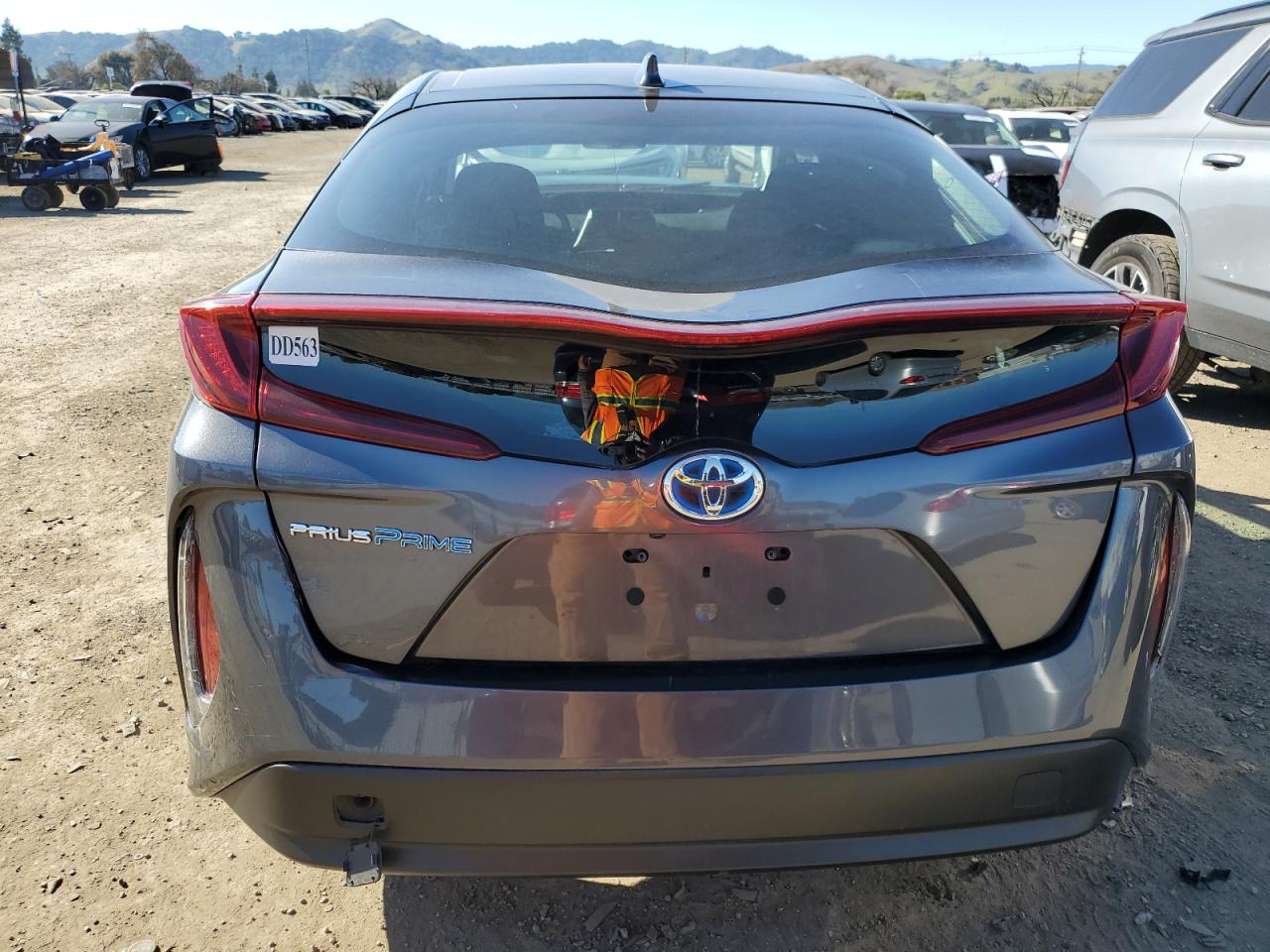 2022 Toyota Prius VIN JTDKAMFP9N3207980 Copart auction photo, front end damage thumbnail 6