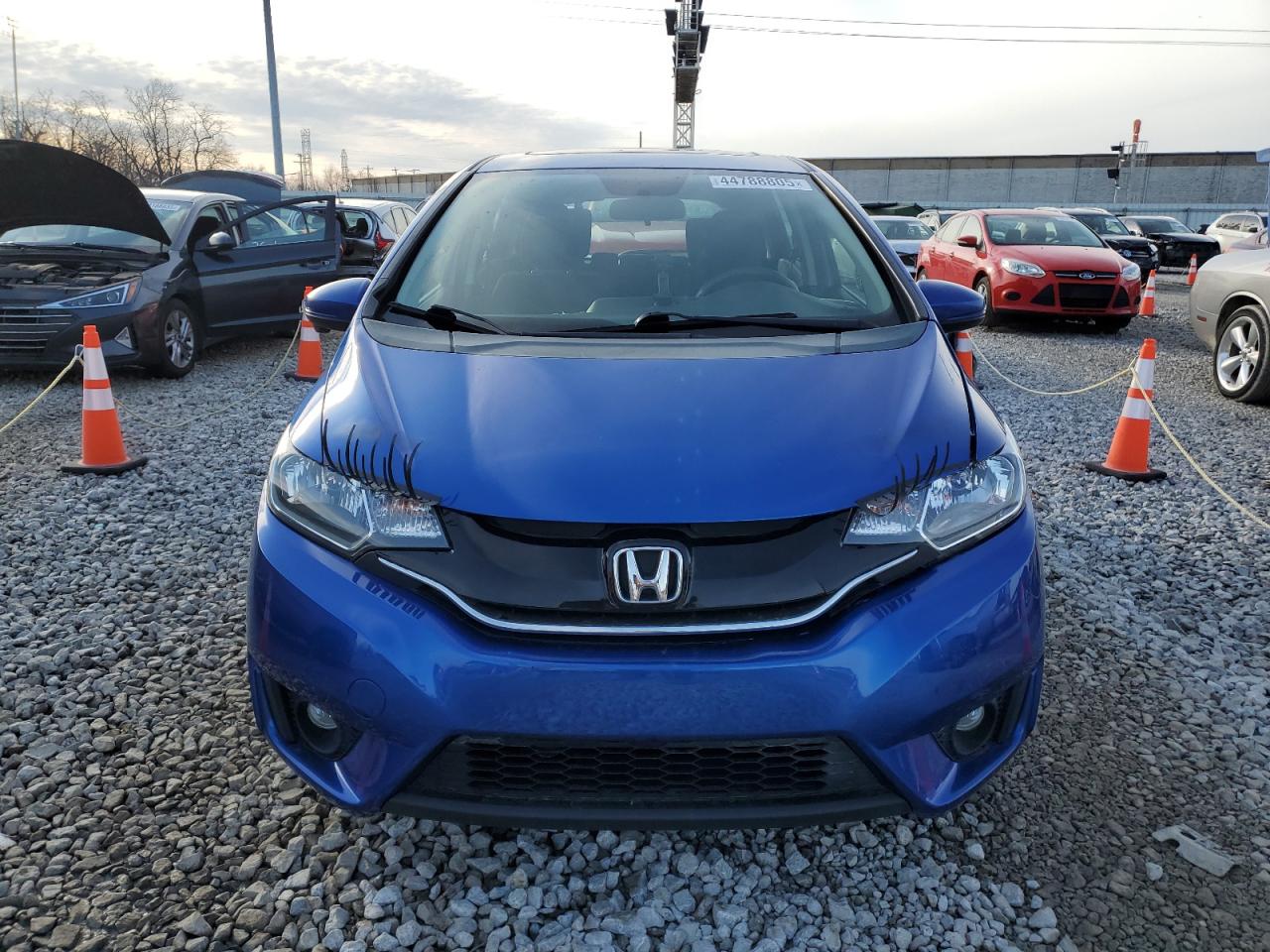 2015 Honda Fit VIN 3HGGK5H82FM709293 Copart auction photo, rear end damage thumbnail 5