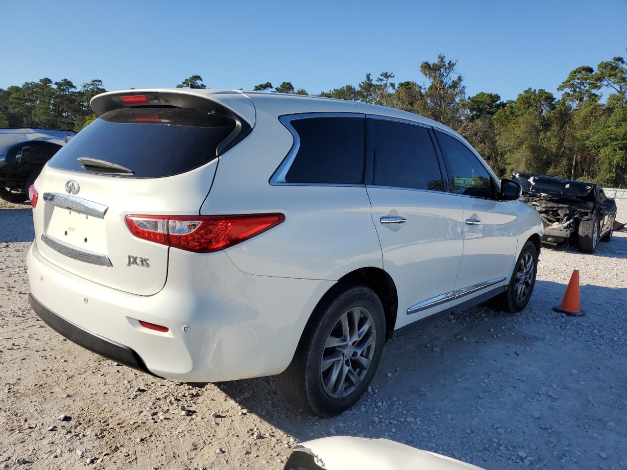 2013 Infiniti JX VIN 5N1AL0MM9DC314464 Copart auction photo, front end damage thumbnail 3