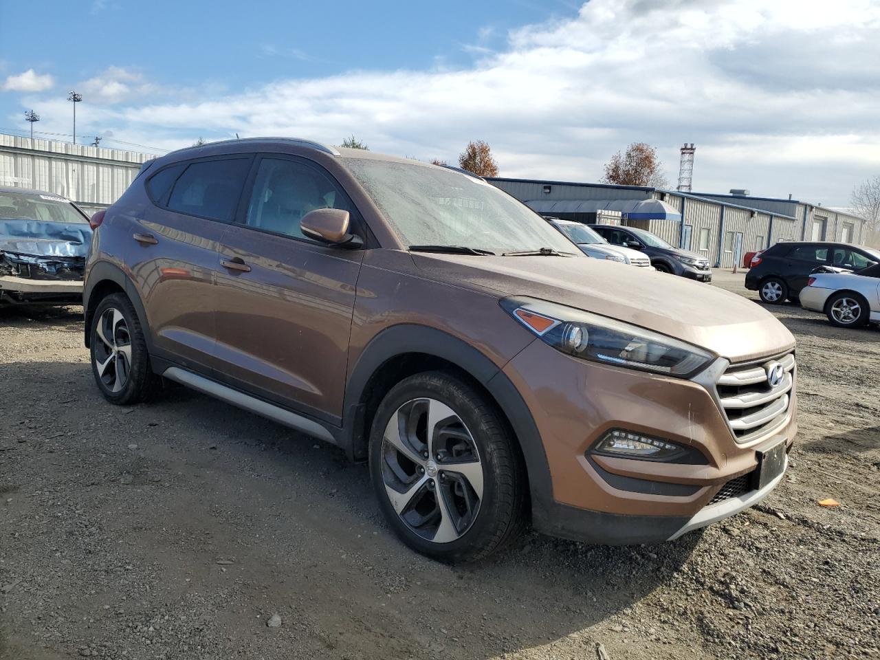 2017 Hyundai Tucson VIN KM8J3CA29HU379089 Copart auction photo, front end / minor dent/scratches damage thumbnail 4