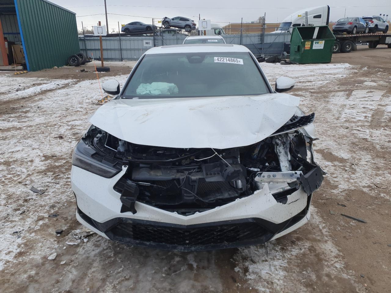 2024 Acura Integra VIN 19UDE4H68RA018144 Copart auction photo, front end / side damage thumbnail 5