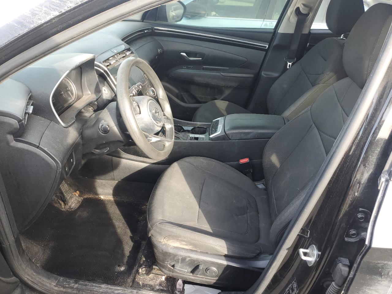 2022 Hyundai Tucson VIN 5NMJBCAE1NH033588 Copart auction photo, side / front end damage thumbnail 7