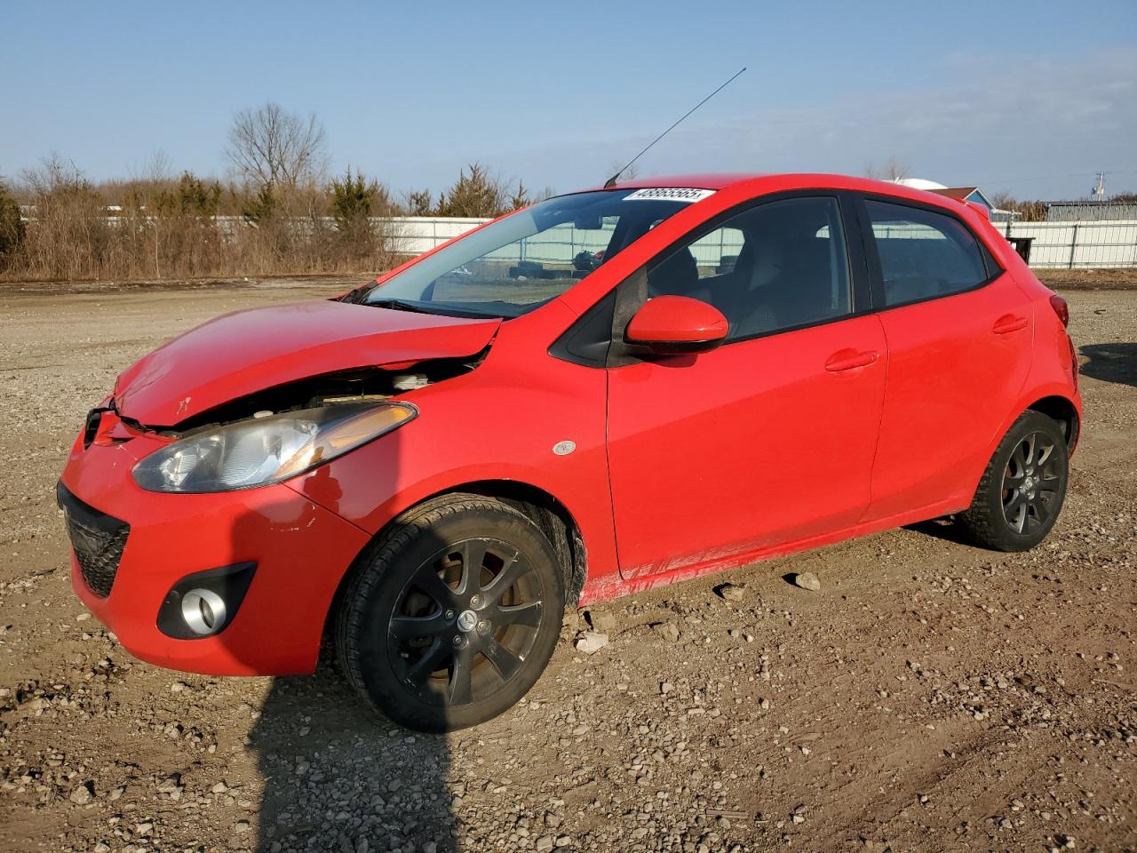 2012 Mazda 2 VIN JM1DE1LY5C0151897 - Copart auction photo