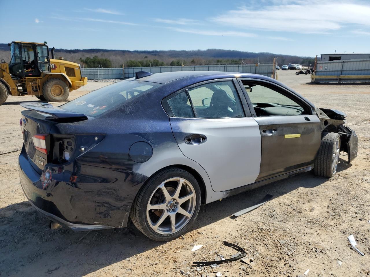 2019 Subaru Impreza VIN 4S3GKAM64K3600129 Copart auction photo, front end / side damage thumbnail 3