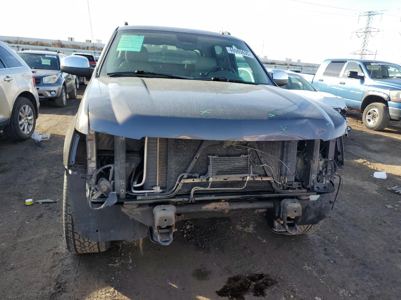 2011 Chevrolet Avalanche VIN 3GNTKGE37BG173457 Copart auction photo, front end / mechanical damage thumbnail 5