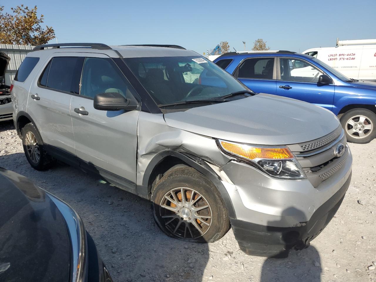 2013 Ford Explorer VIN 1FM5K8B81DGA29761 Copart auction photo, front end damage thumbnail 4