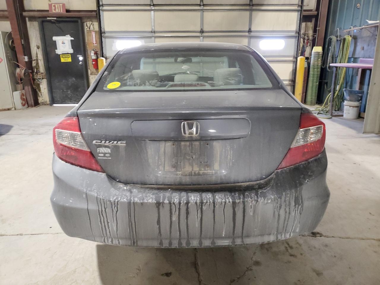 2012 Honda Civic VIN 19XFB2F55CE099980 Copart auction photo, front end / minor dent/scratches damage thumbnail 6