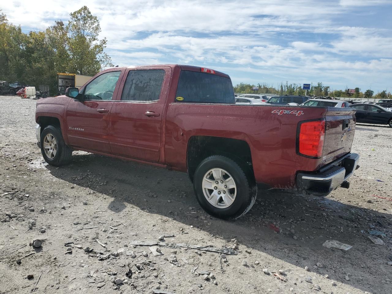 2017 Chevrolet Silverado VIN 3GCUKREC3HG247880 Copart auction photo, front end damage thumbnail 2