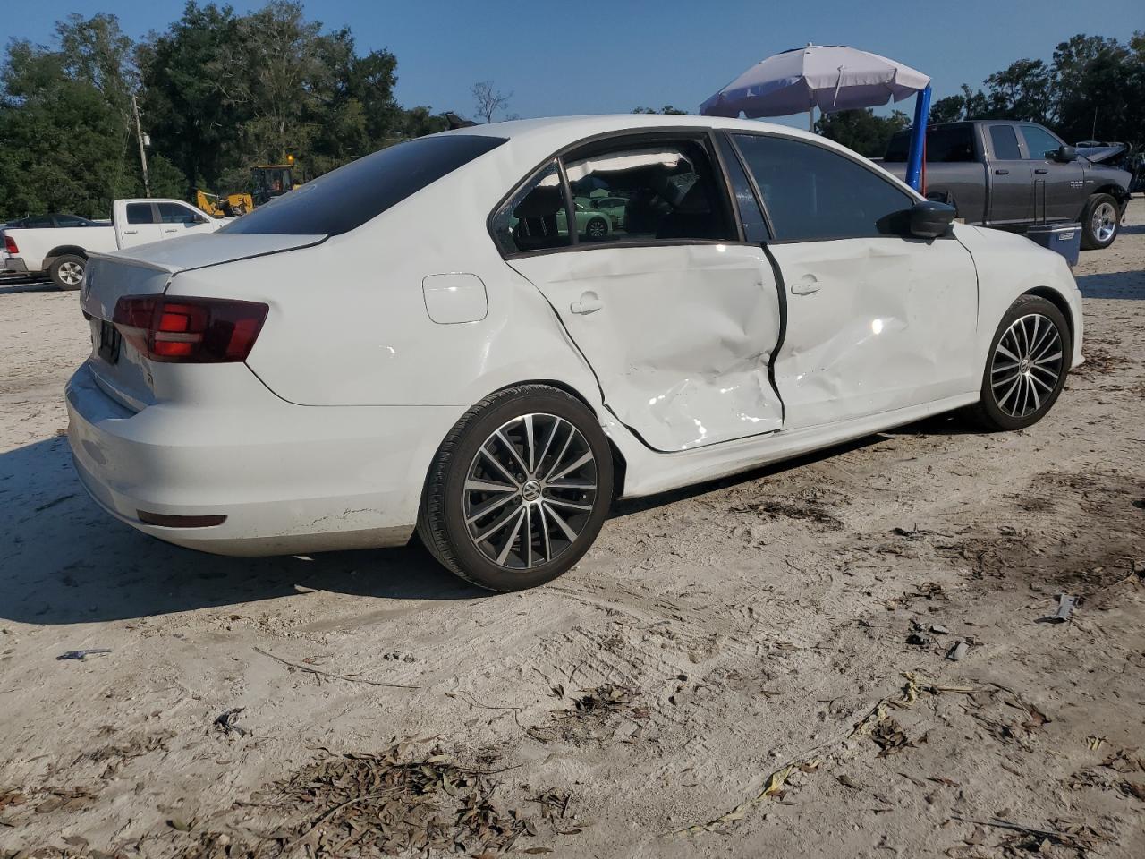 2016 Volkswagen Jetta VIN 3VWD17AJ4GM417995 Copart auction photo, side damage thumbnail 3