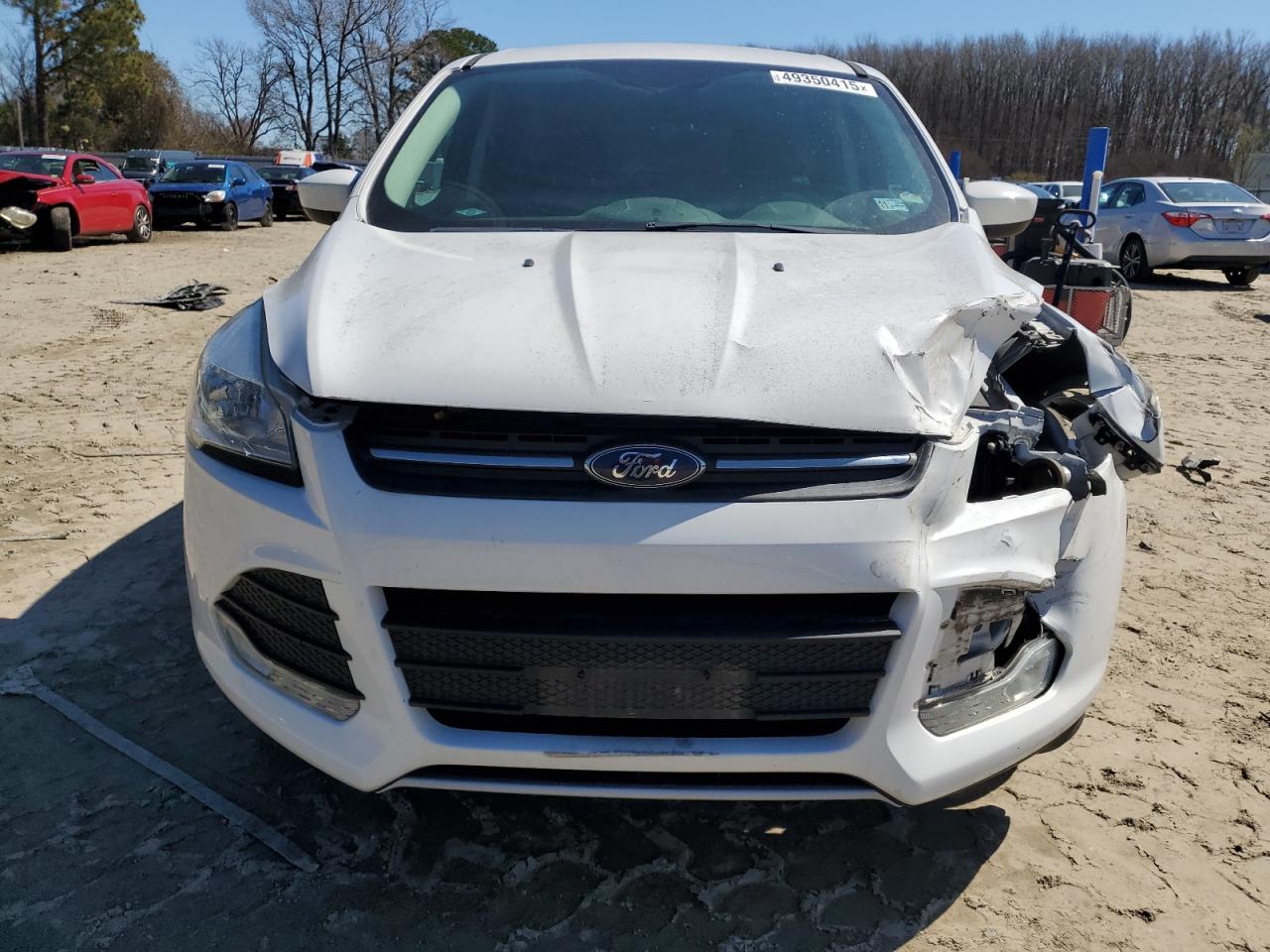 2016 Ford Escape VIN 1FMCU0G75GUB33209 Copart auction photo, front end / side damage thumbnail 5