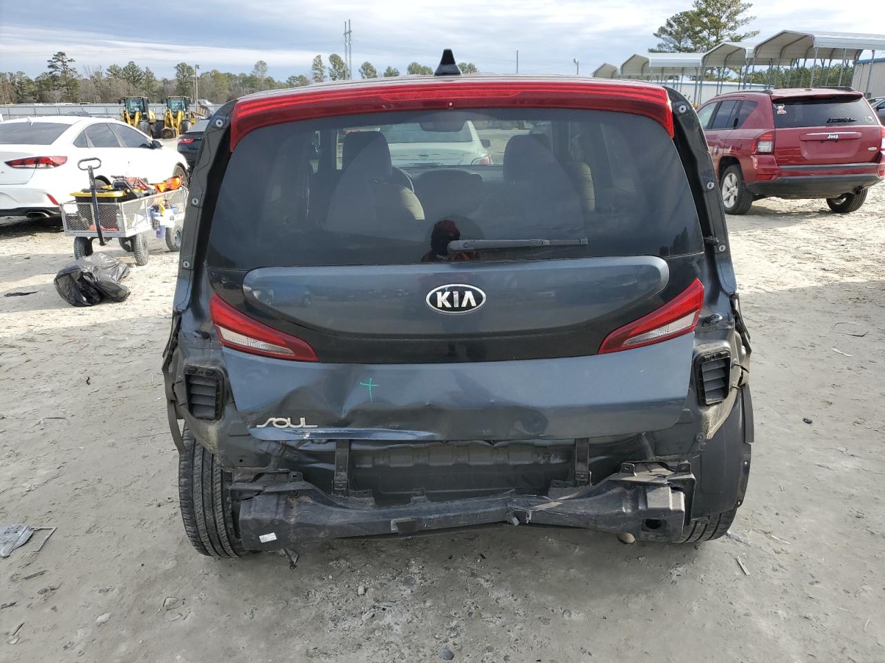 2020 KIA Soul VIN KNDJ23AU3L7003181 Copart auction photo, rear end / front end damage thumbnail 6