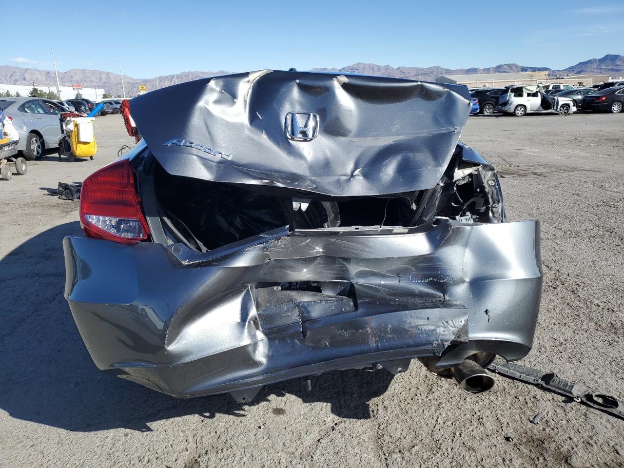 2011 Honda Accord VIN 1HGCS1B80BA006492 Copart auction photo, rear end damage thumbnail 6