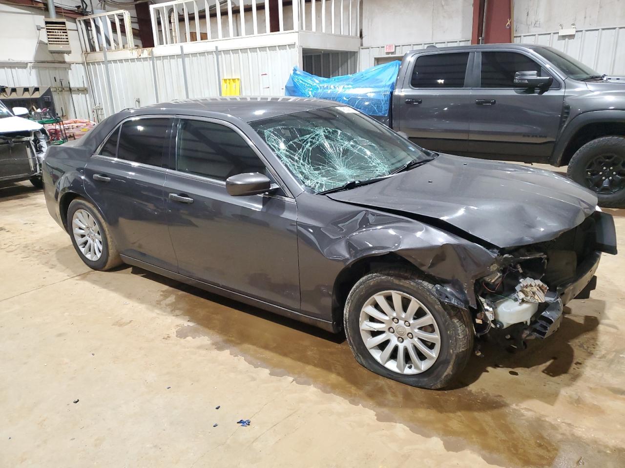 2013 Chrysler 300 VIN 2C3CCAAG4DH707484 Copart auction photo, front end damage thumbnail 4