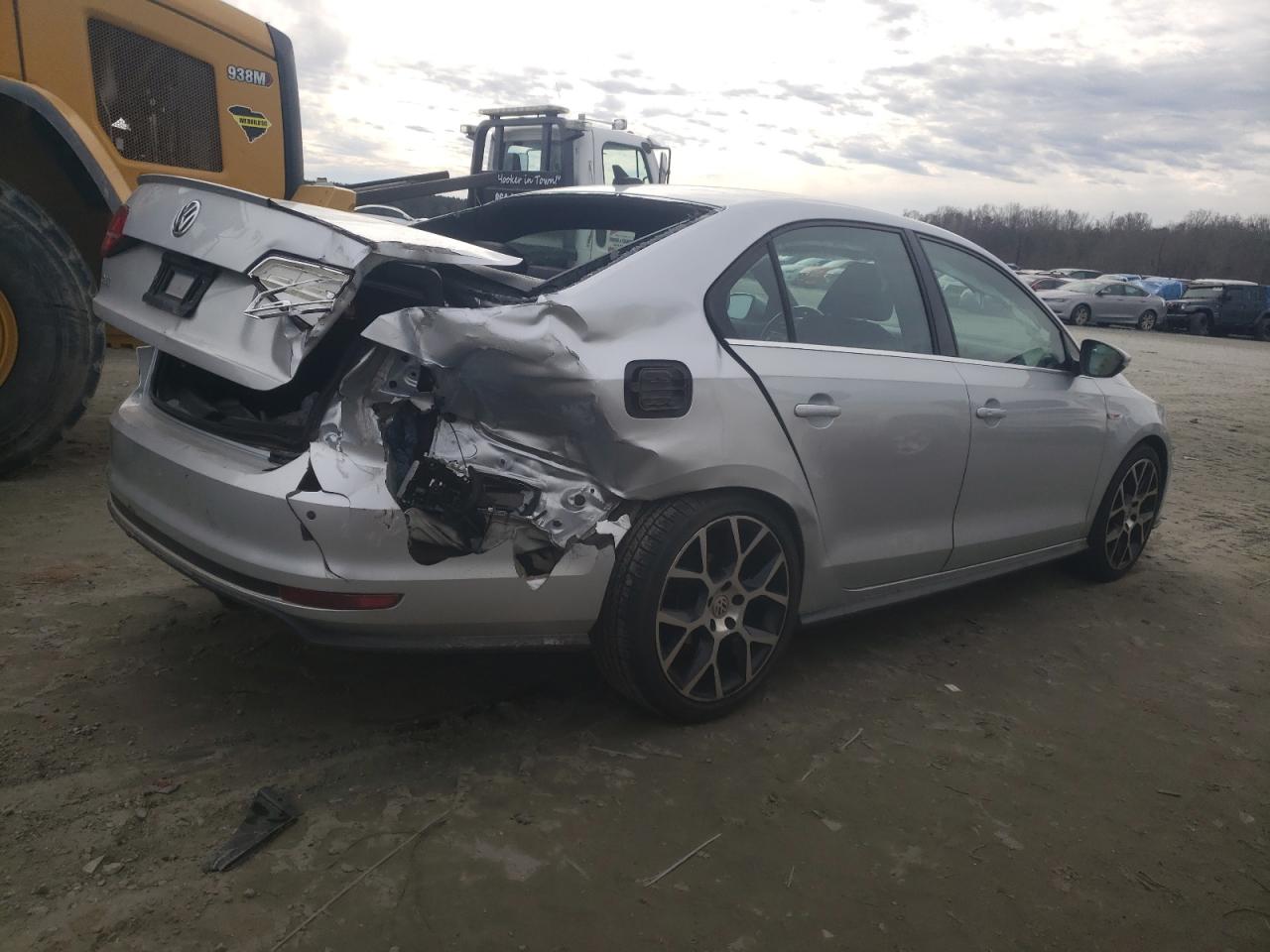 2016 Volkswagen Jetta VIN 3VW4T7AJ9GM349137 Copart auction photo, rear end damage thumbnail 3