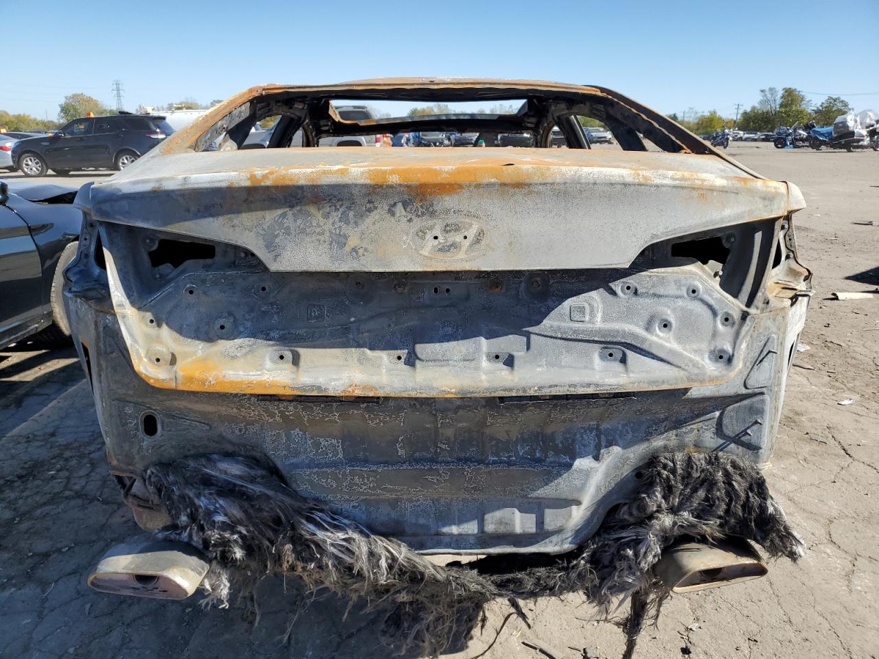 2017 Hyundai Sonata VIN 5NPE34AF5HH478761 Copart auction photo, burn / missing/altered vin damage thumbnail 6