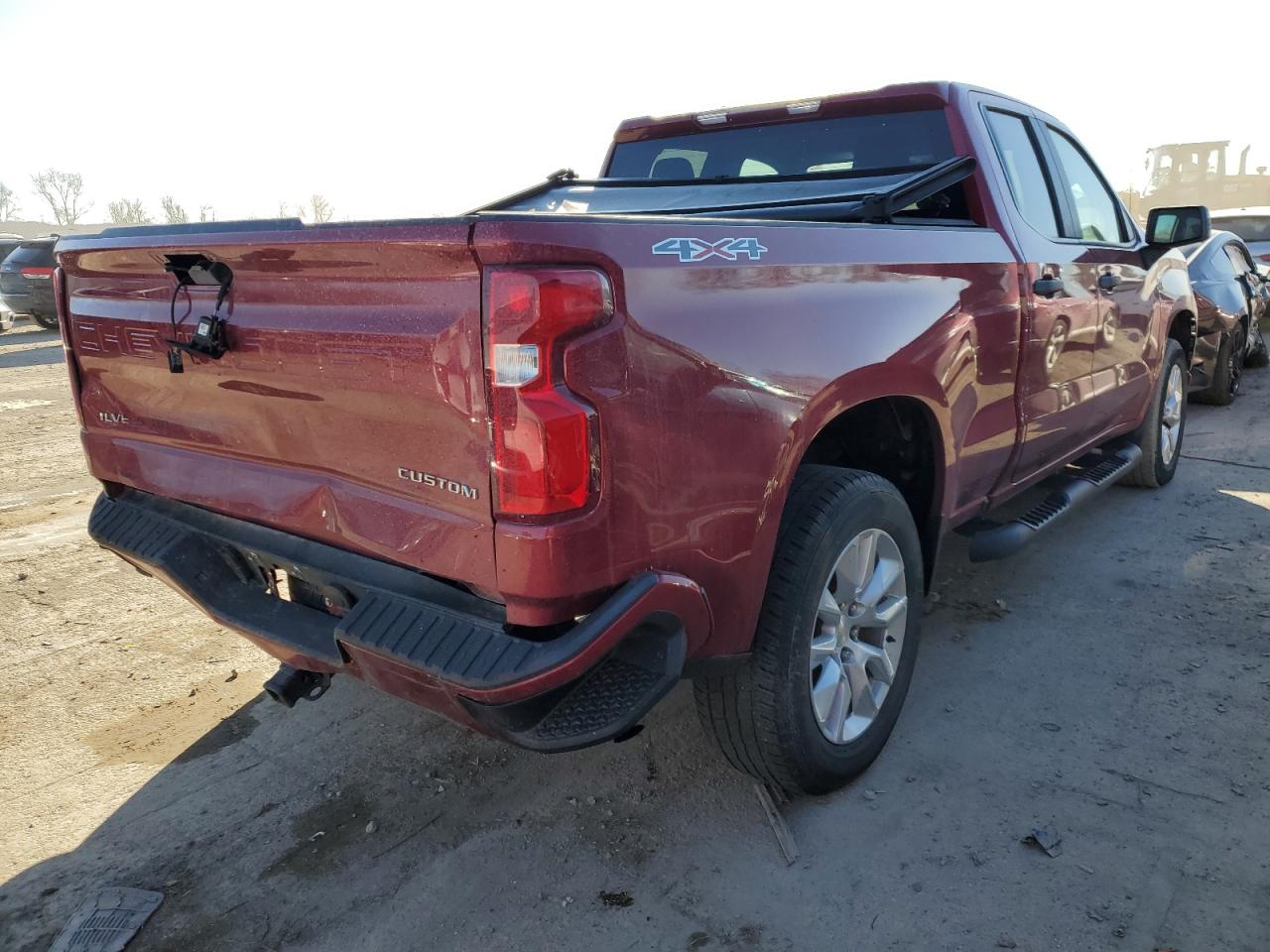 2020 Chevrolet Silverado VIN 1GCRYBEH8LZ306390 Copart auction photo, rear end damage thumbnail 3