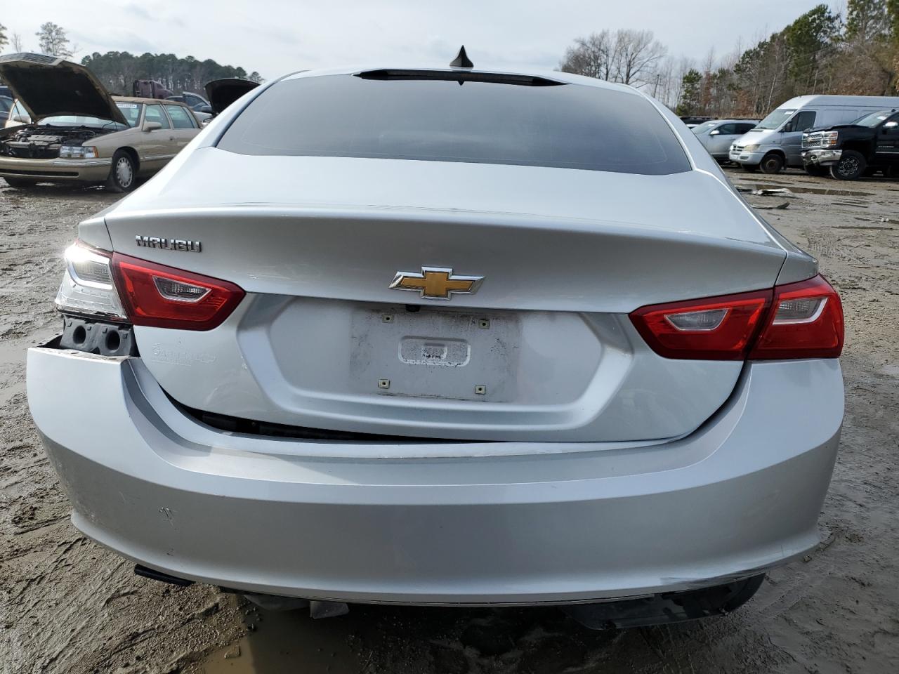 2018 Chevrolet Malibu VIN 1G1ZB5STXJF109594 Copart auction photo, rear end / minor dent/scratches damage thumbnail 6
