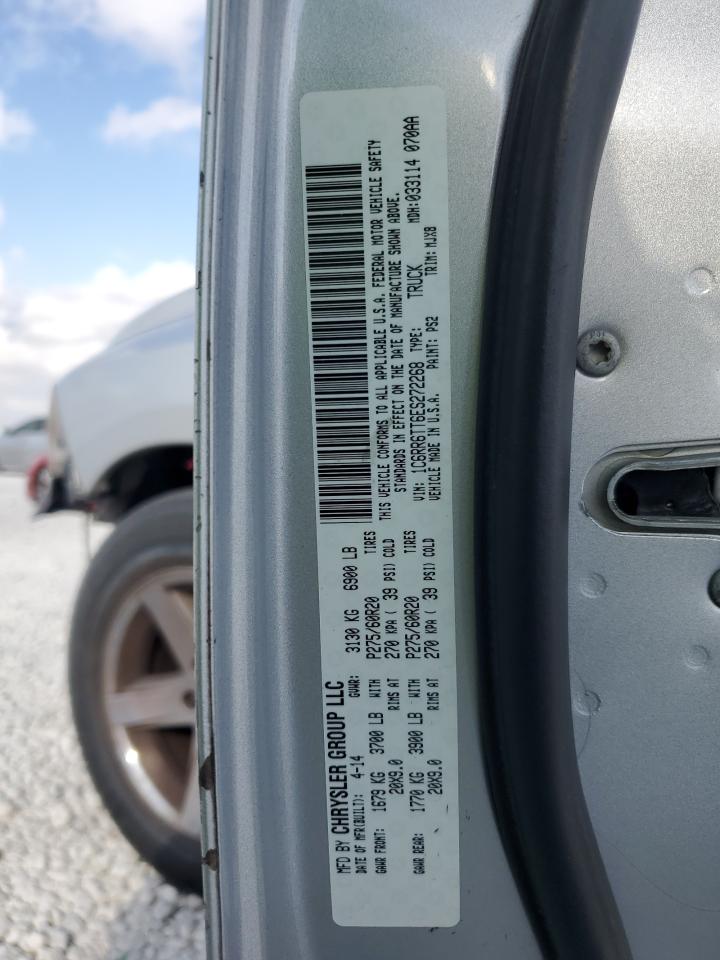 2014 RAM 1500 VIN 1C6RR6TT6ES272268 Copart auction photo, front end damage thumbnail 12