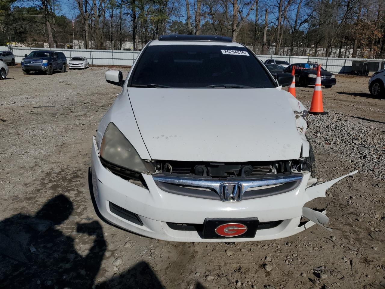 2007 Honda Accord VIN 1HGCM56897A062515 Copart auction photo, front end / rear end damage thumbnail 5