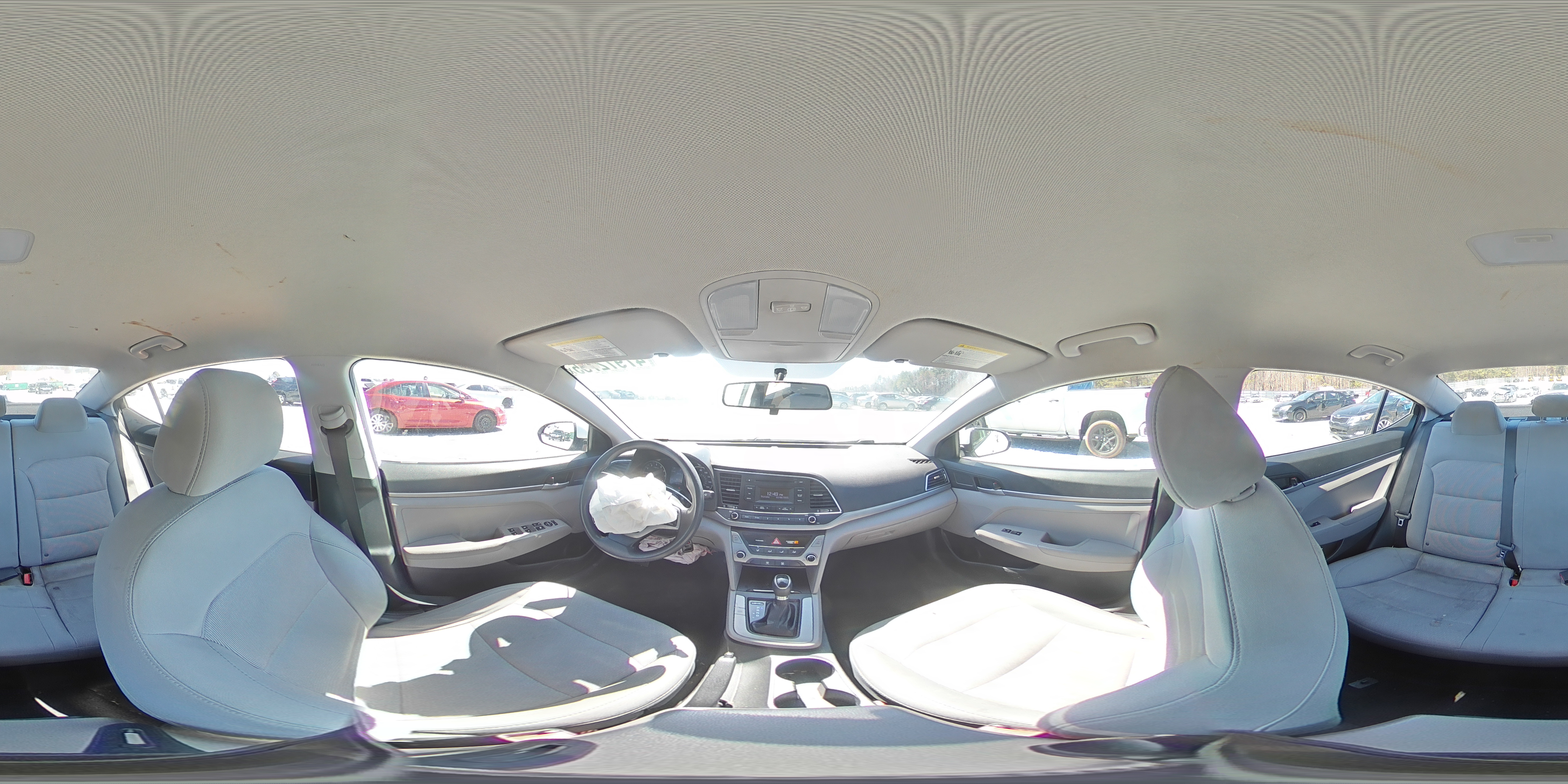 2017 Hyundai Elantra VIN 5NPD74LF1HH067046 Copart auction photo, front end damage thumbnail 13