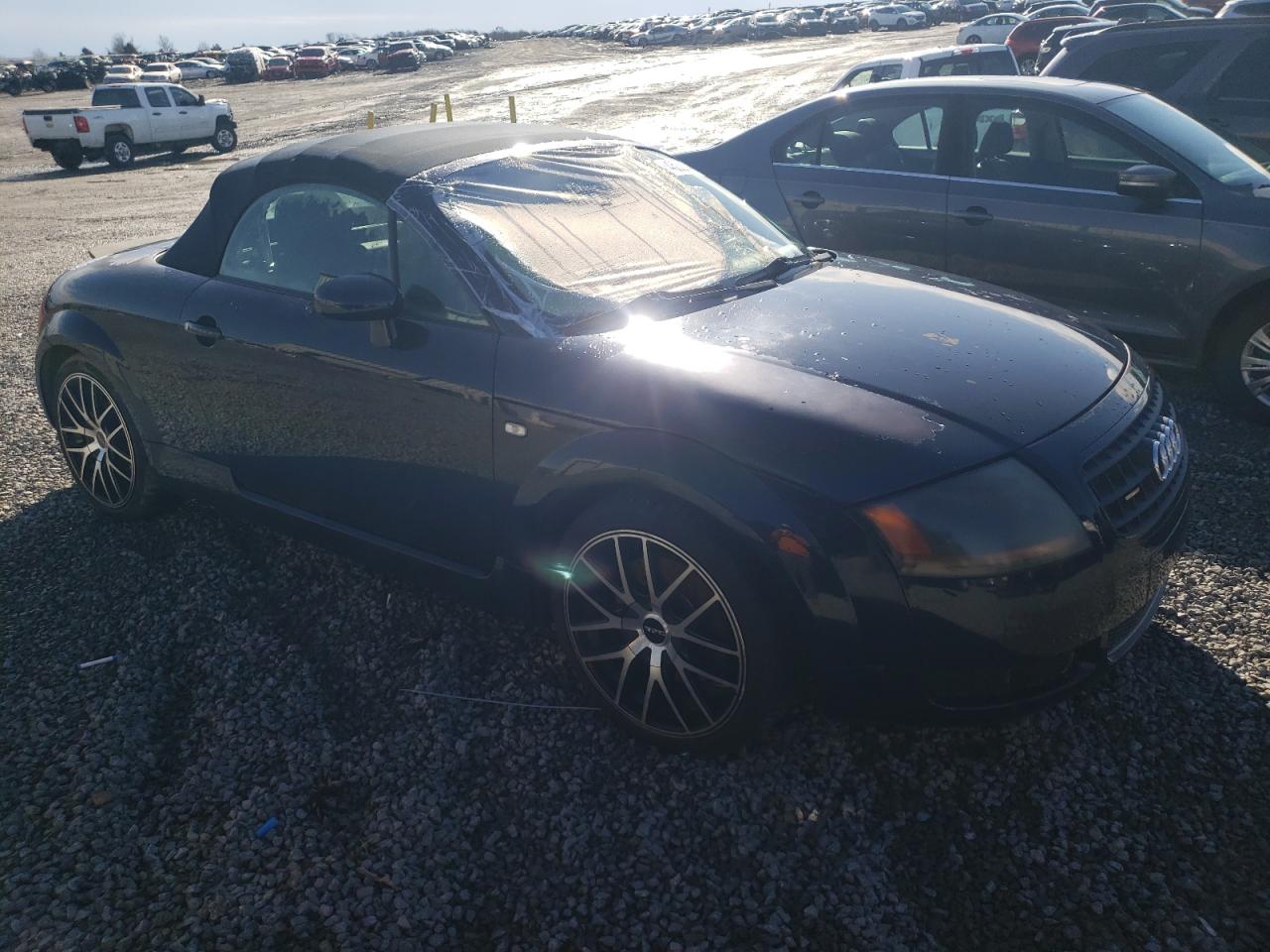 2004 Audi TT VIN TRUUT28N041002616 Copart auction photo, top/roof damage thumbnail 4