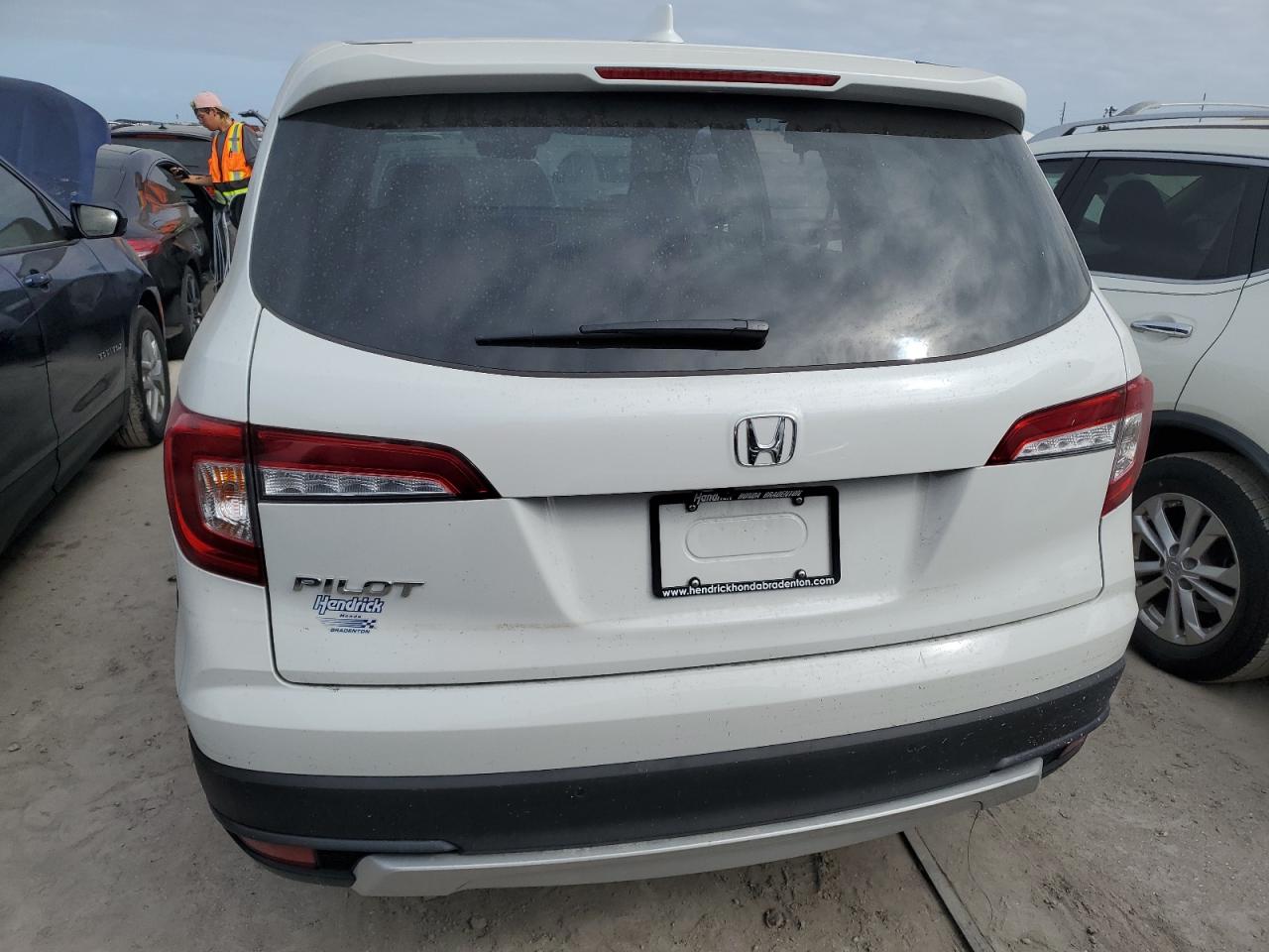 2021 Honda Pilot VIN 5FNYF5H57MB020395 Copart auction photo, water/flood damage thumbnail 6