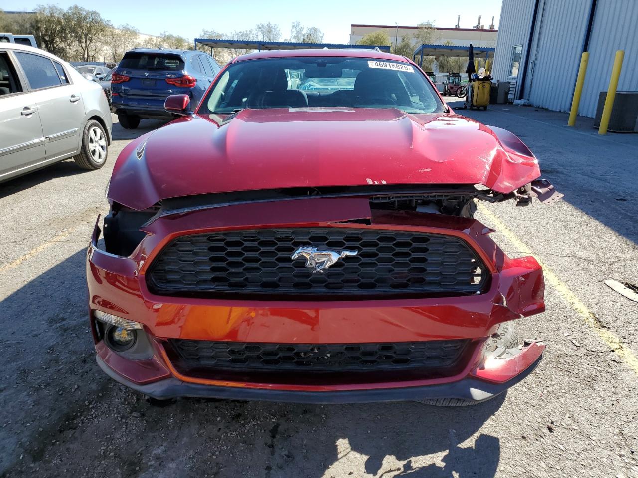 2016 Ford Mustang VIN 1FA6P8TH0G5243588 Copart auction photo, front end / side damage thumbnail 5