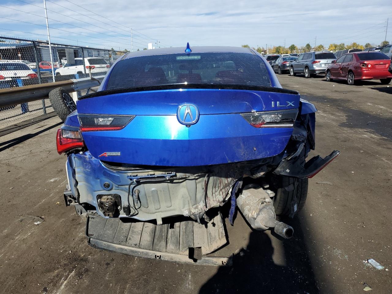 2020 Acura ILX VIN 19UDE2F8XLA004066 Copart auction photo, rear end / front end damage thumbnail 6