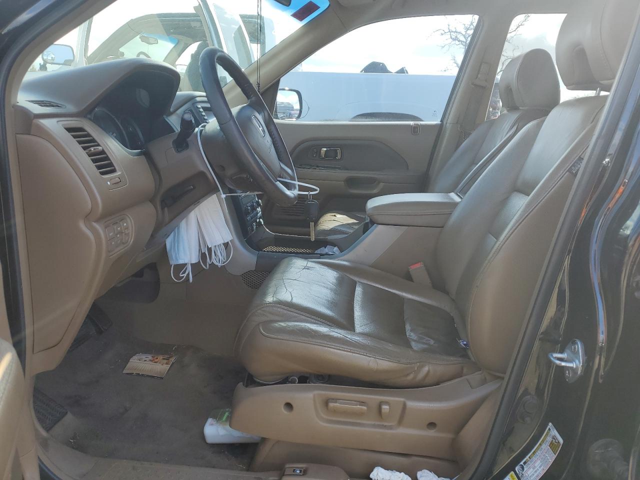 2008 Honda Pilot VIN 5FNYF28768B000869 Copart auction photo, front end damage thumbnail 7
