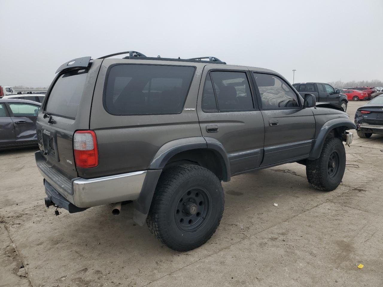 1998 Toyota 4Runner VIN JT3HN87R4W0187540 Copart auction photo, front end / side damage thumbnail 3