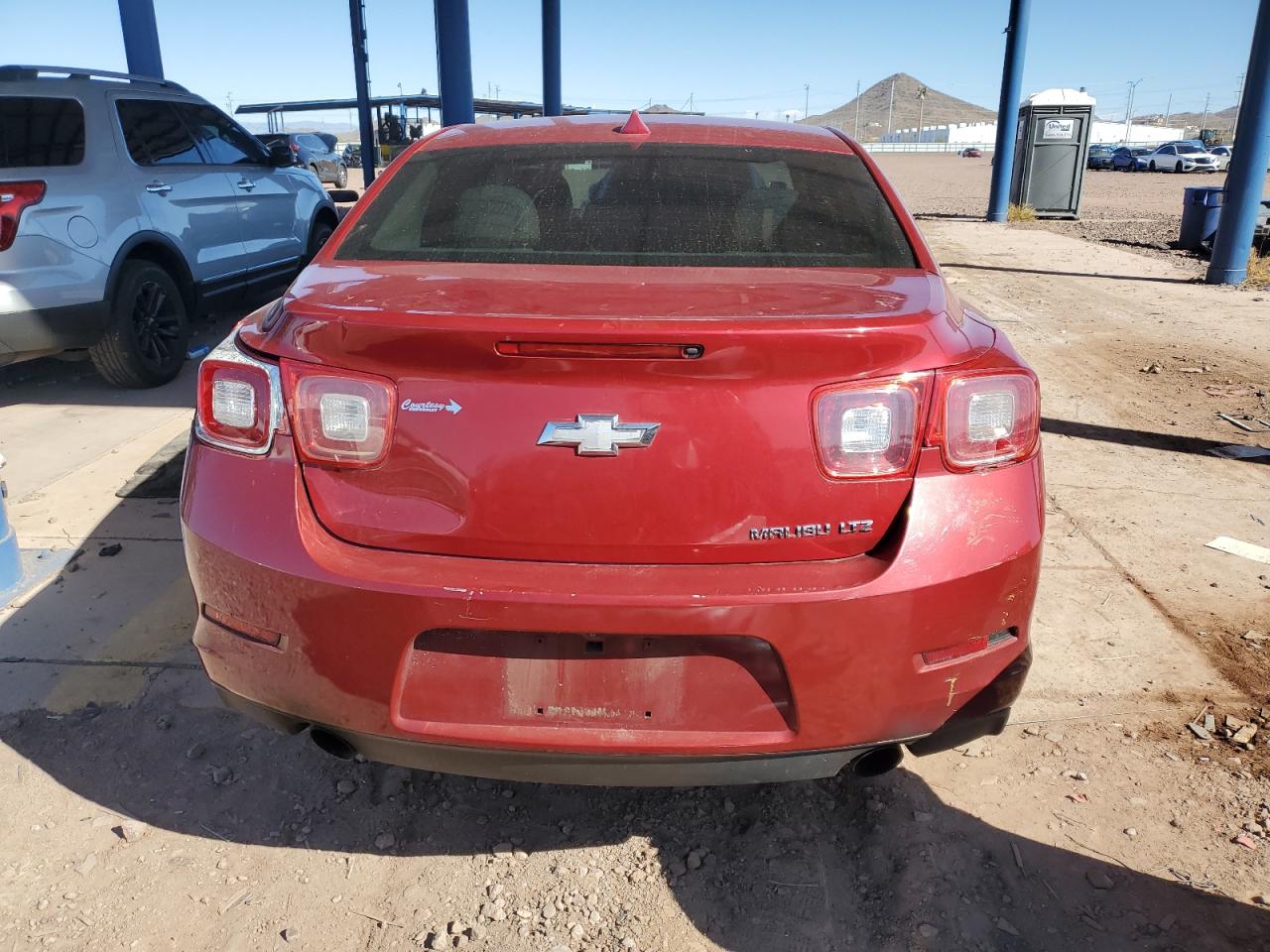 2013 Chevrolet Malibu VIN 1G11J5SX2DF347317 Copart auction photo, front end / side damage thumbnail 6