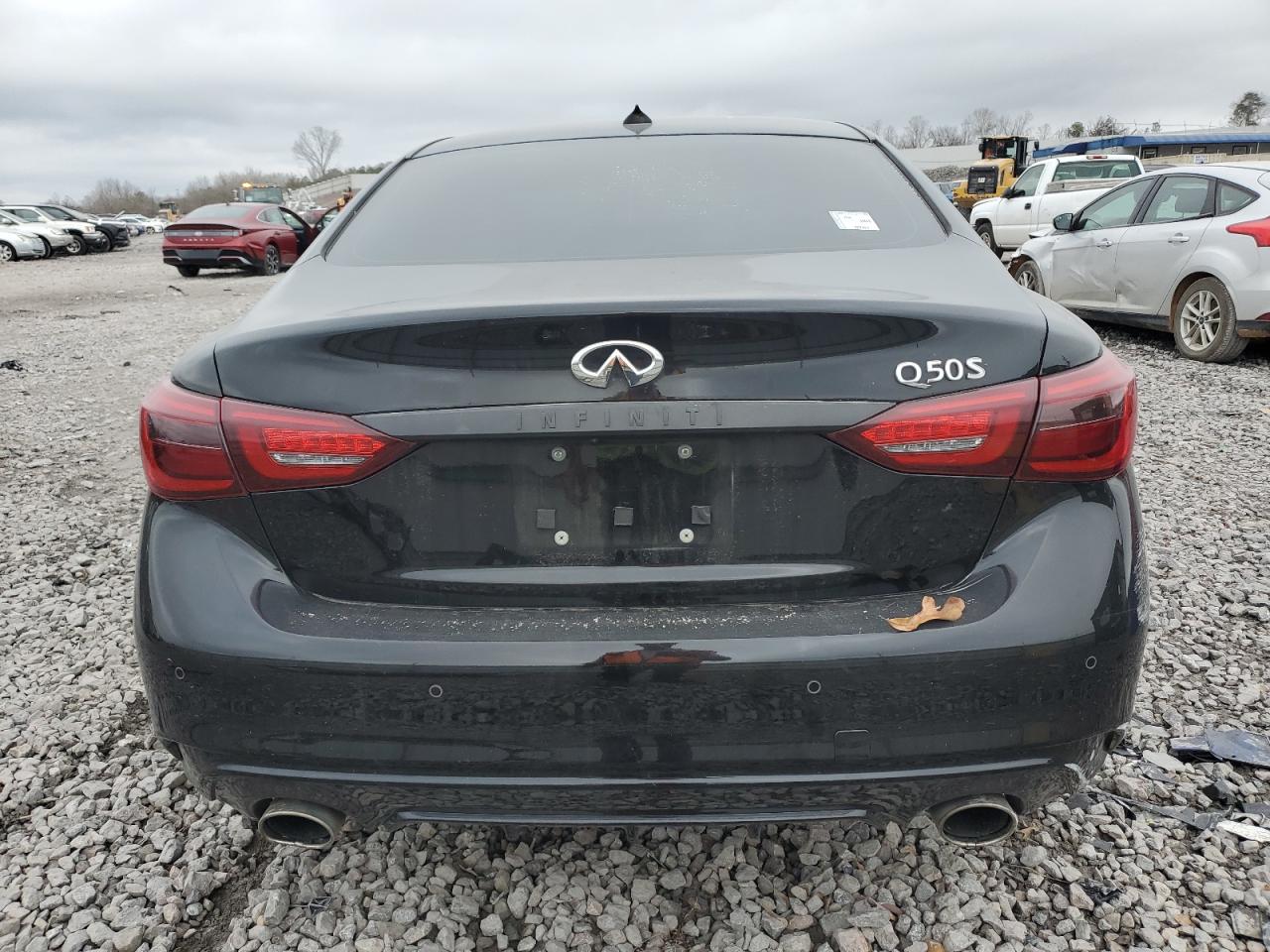 2020 Infiniti Q50 VIN JN1EV7AP7LM205102 Copart auction photo, front end / mechanical damage thumbnail 6