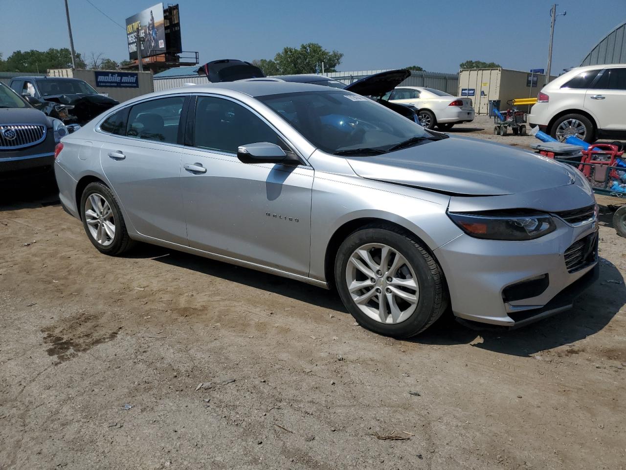 2016 Chevrolet Malibu VIN 1G1ZE5ST6GF319657 Copart auction photo, front end damage thumbnail 4