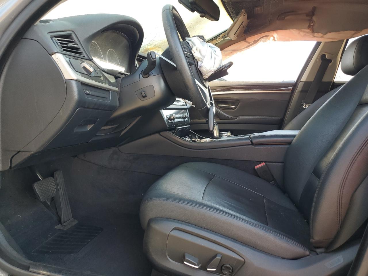 2014 BMW 5er VIN WBA5A5C53ED502814 Copart auction photo, burn - engine / rear end damage thumbnail 7