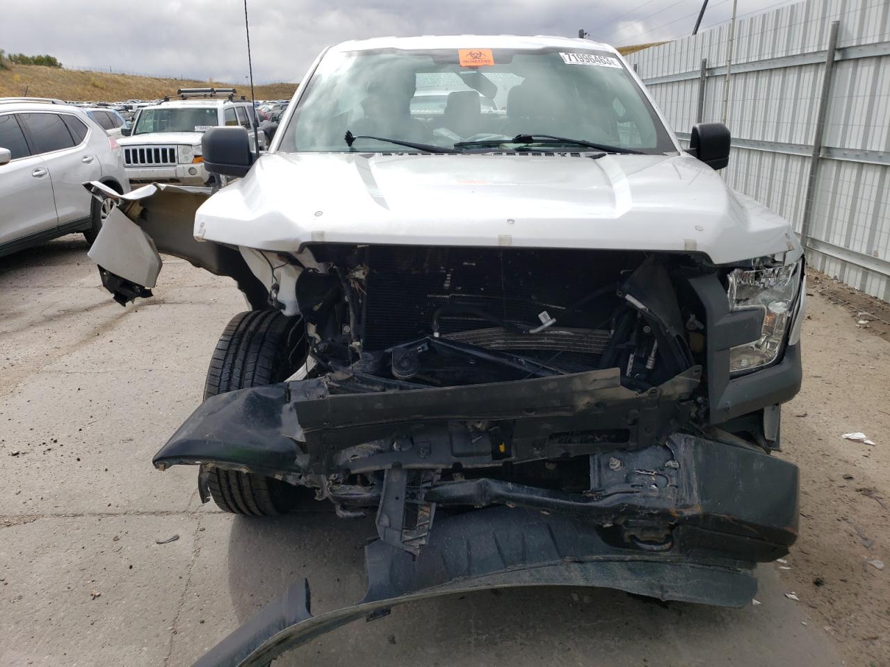 2015 Ford F-150 VIN 1FTEW1E83FKD48364 Copart auction photo, front end / rear end damage thumbnail 5