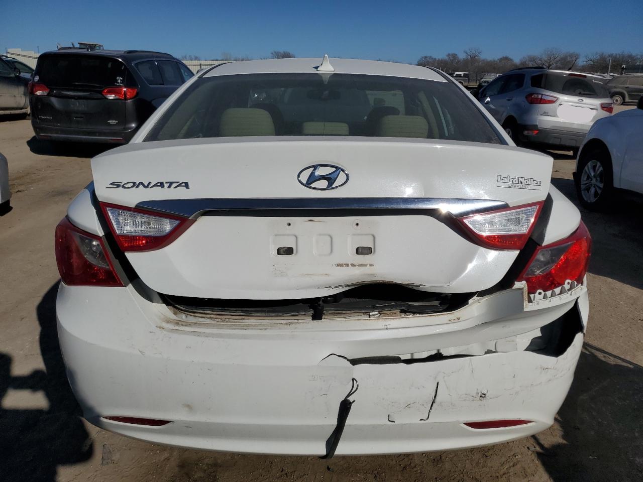 2011 Hyundai Sonata VIN 5NPEB4ACXBH066836 Copart auction photo, rear end damage thumbnail 6