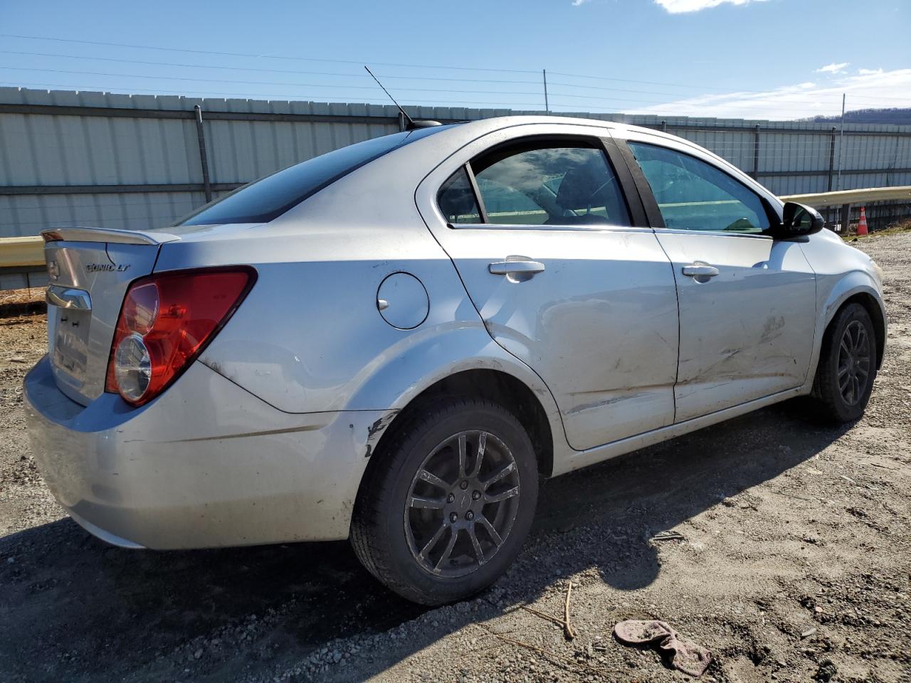 2015 Chevrolet Sonic VIN 1G1JC5SH2F4157843 Copart auction photo, all over / undercarriage damage thumbnail 3