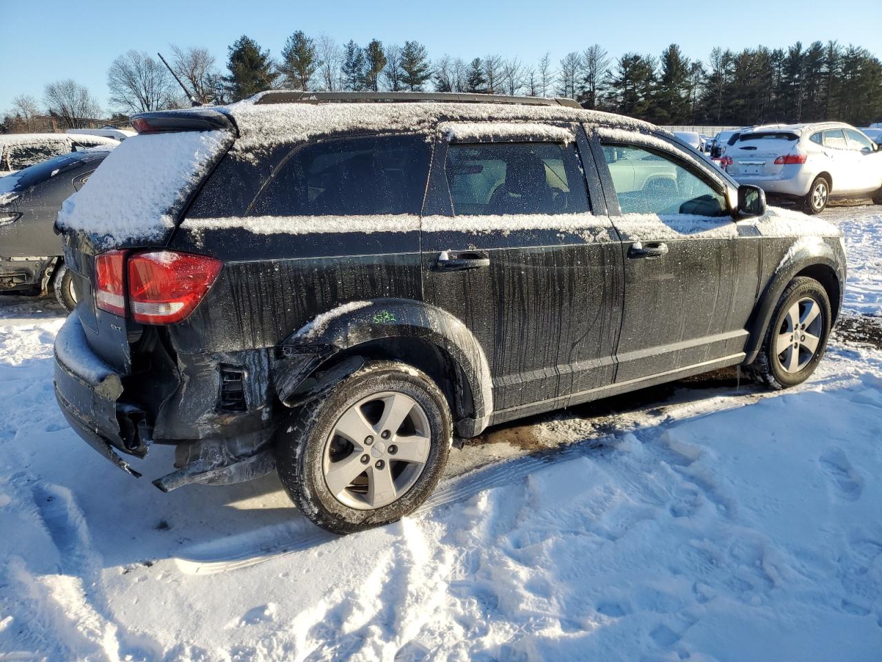 2012 Dodge Journey VIN 3C4PDCBB2CT356346 Copart auction photo, rear end damage thumbnail 3