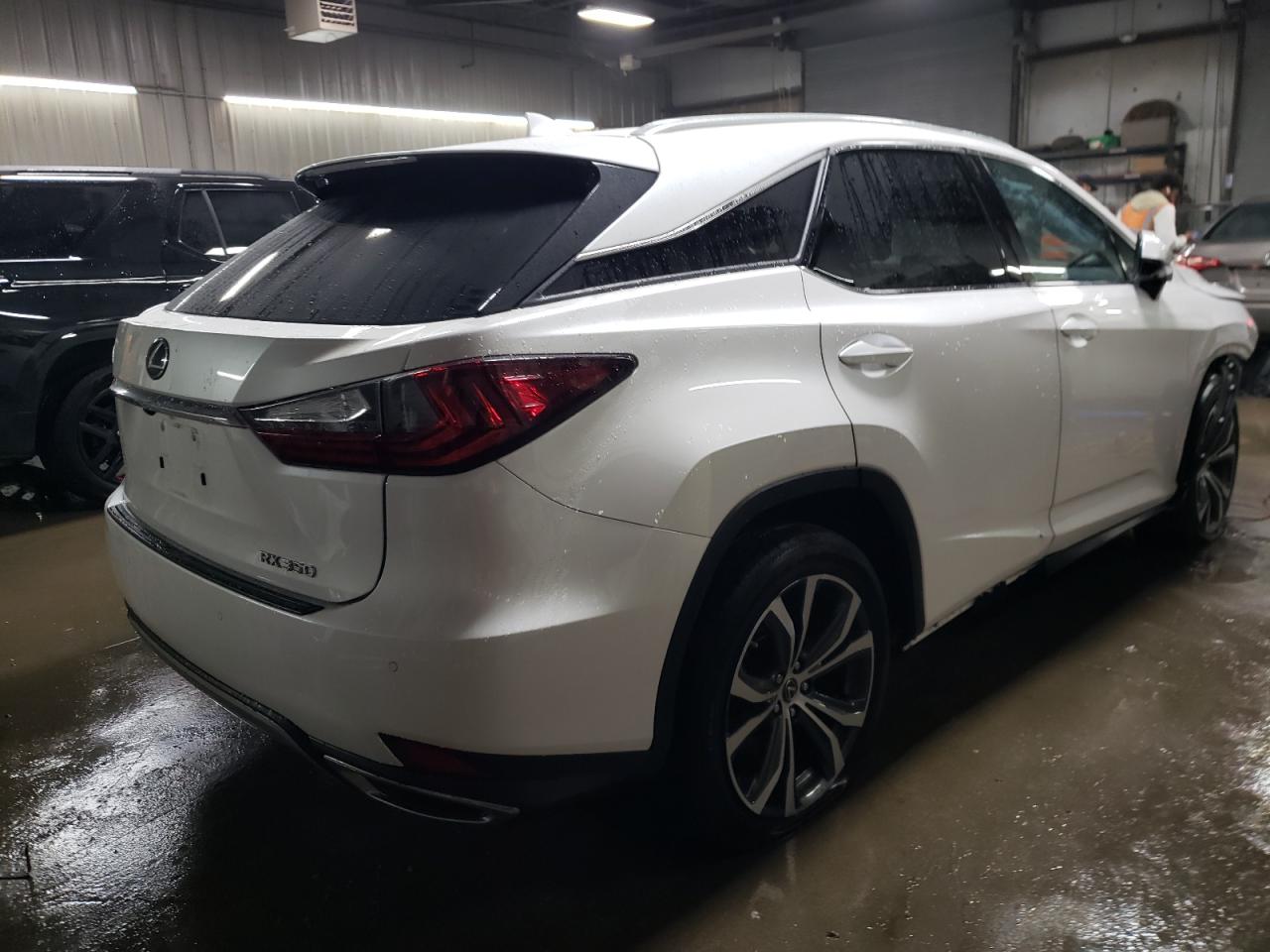 2021 Lexus RX VIN 2T2HZMDA3MC261455 Copart auction photo, front end / side damage thumbnail 3