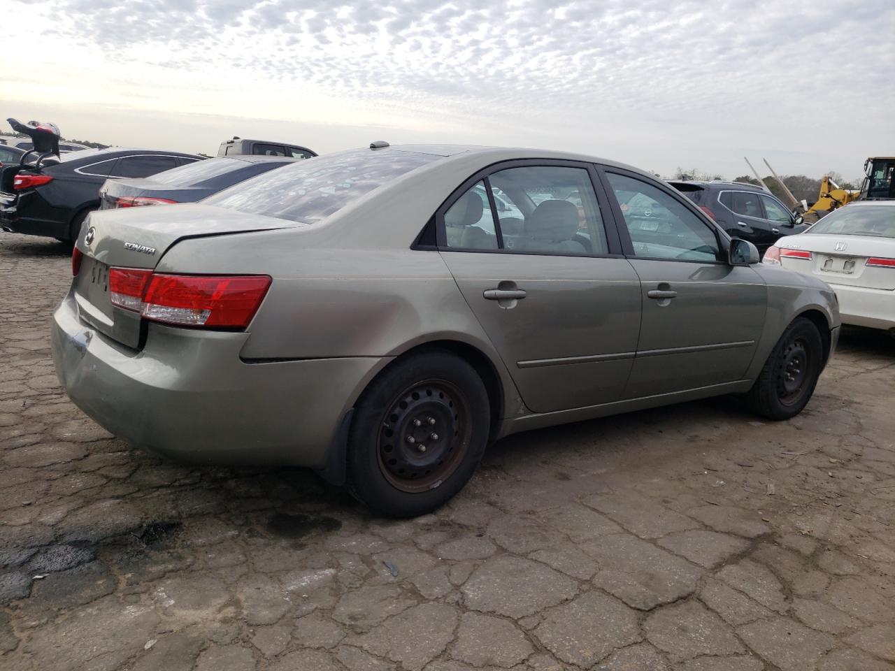 2008 Hyundai Sonata VIN 5NPET46C18H366652 Copart auction photo, rear end damage thumbnail 3
